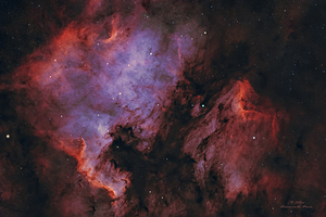  North American and Pelican Nebulae