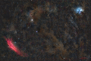 California Nebula & Pleiades