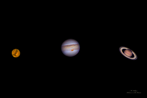 Mars Jupiter Saturn