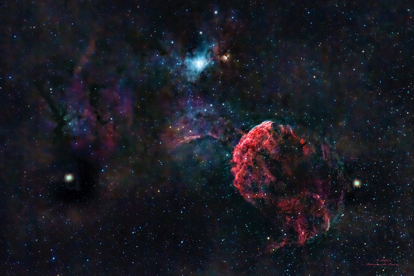 Jelly Fish Nebula  Print