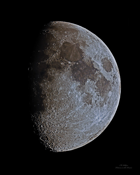 Gibbous Moon  Print