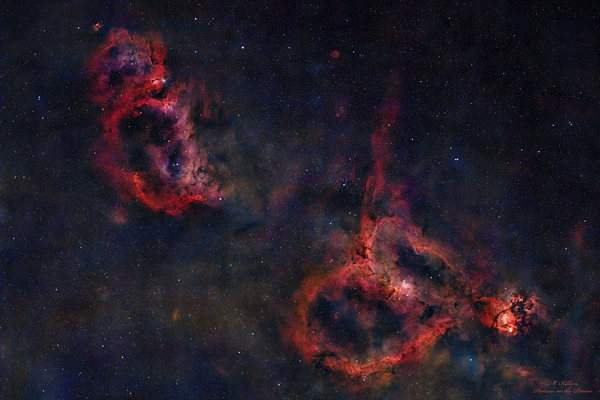 Heart & Soul Nebulae  Print