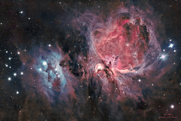 Orion Nebula Cropped from Wide Field by Mark Killion