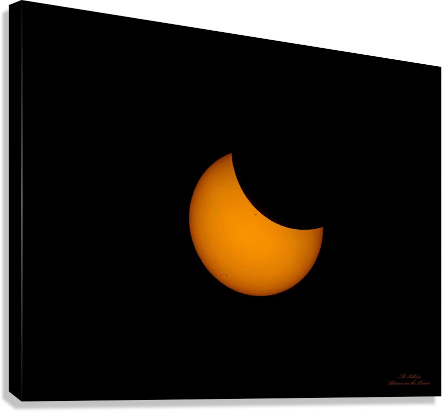 2017 Solar Eclipse Canvas Print