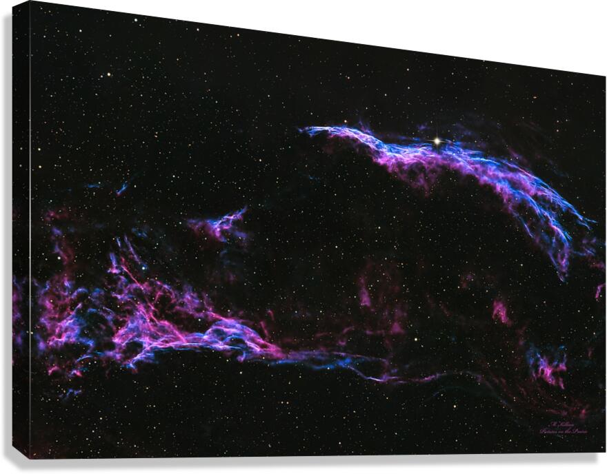 Western Veil Nebula Canvas Print