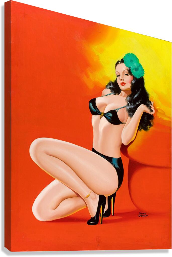 Beauty Parade. pulp cover. February 1947 Canvas Print