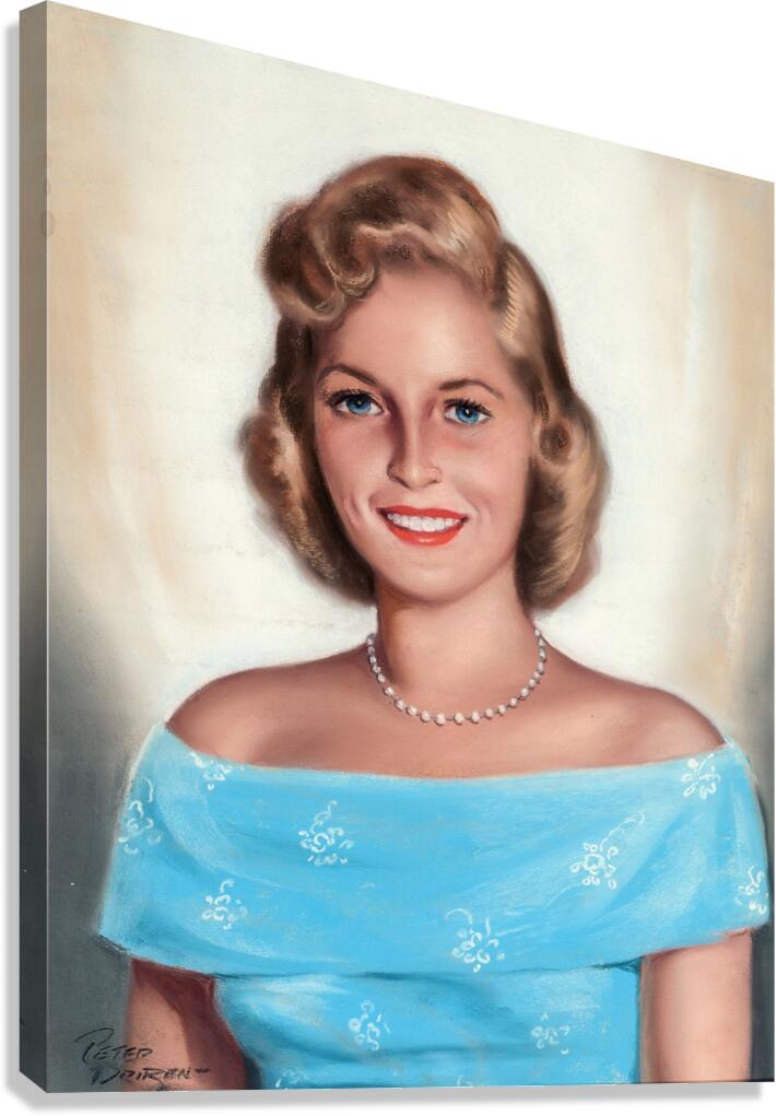Female Portrait Canvas Print