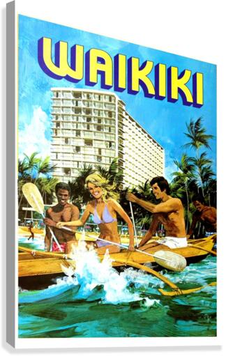 Waikiki Canvas Print