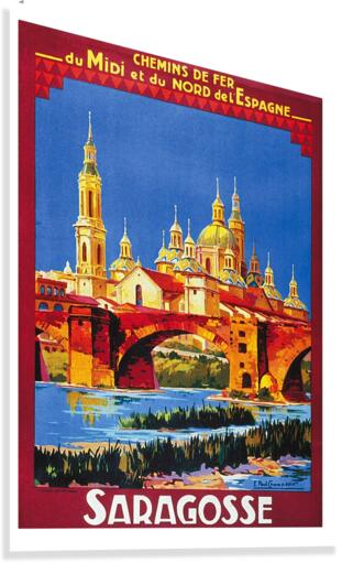 Saragosse Canvas Print