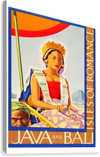Java and Bali Canvas Print