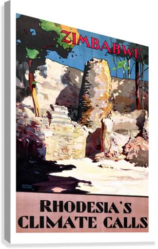 Zimbabwe Canvas Print