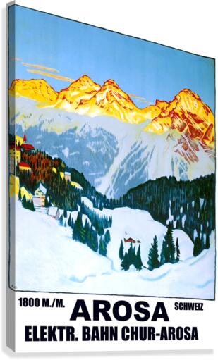 Arosa Canvas Print