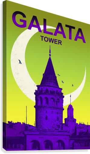Galata Tower Canvas Print