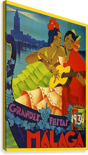 Malaga Canvas Print