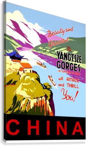 Yangtze river Canvas Print
