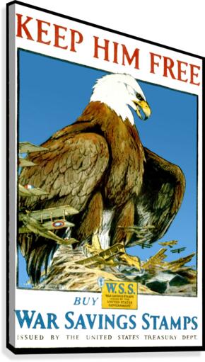 Keep this Eagle Free Canvas Print