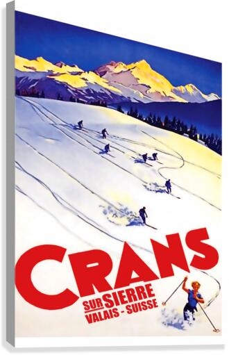 Crans Canvas Print