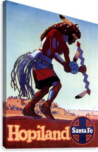 Native American Warrior Canvas Print