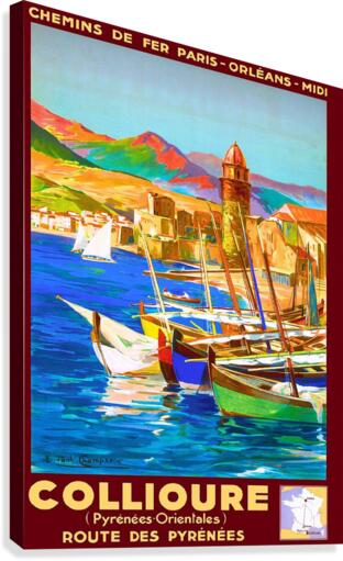 Collioure Canvas Print