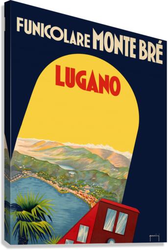 Monte Bre Funicalar Canvas Print
