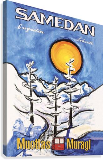Samedan Canvas Print