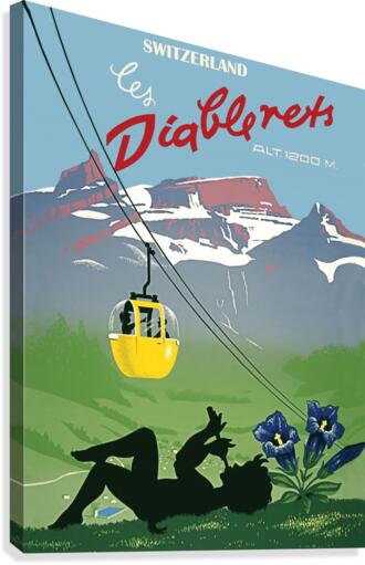 Les Diablerets Canvas Print
