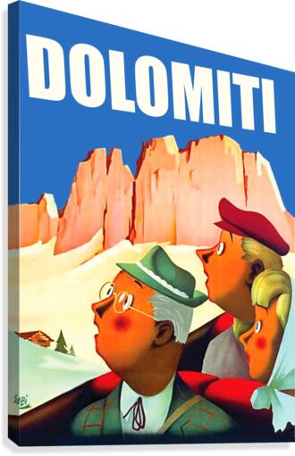 Dolomiti Canvas Print