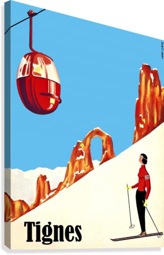 Tignes Canvas Print