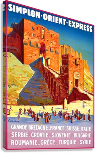 Simplon Orient Express Canvas Print