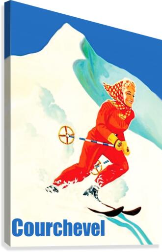 Courchevel Canvas Print