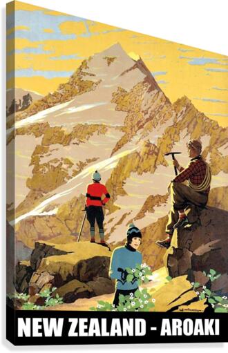 Aroaki Mountain Canvas Print