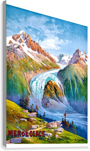 Mer de Glace Canvas Print