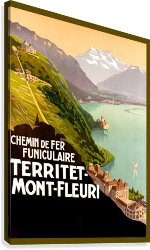 Mont Fleuri Canvas Print