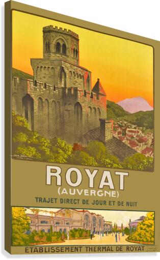 Royat Canvas Print