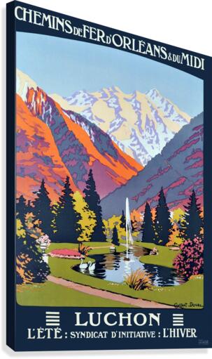 Luchon Canvas Print
