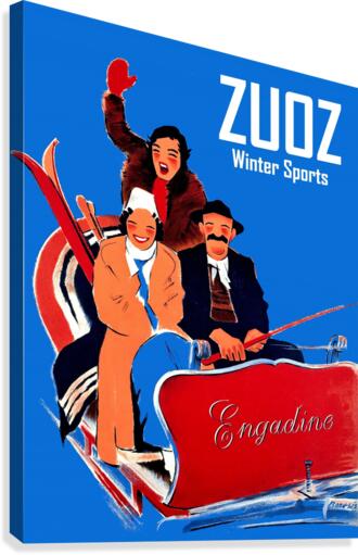 Zuoz Canvas Print
