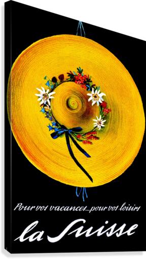 Yellow Hat Canvas Print