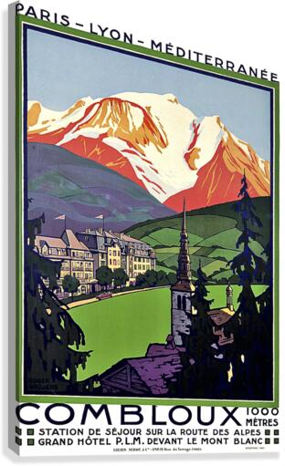 Combloux Canvas Print