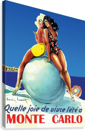 Monte carlo Canvas Print