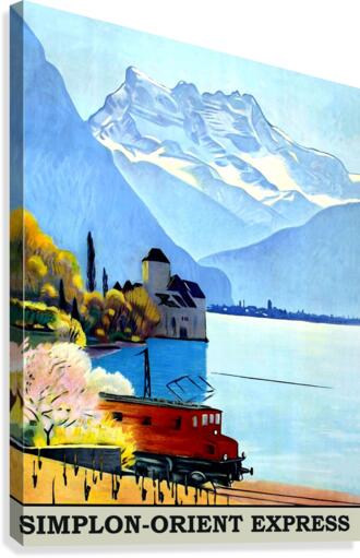 Simplon Orient express Canvas Print