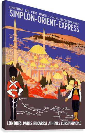 Simplon Orient Express Canvas Print
