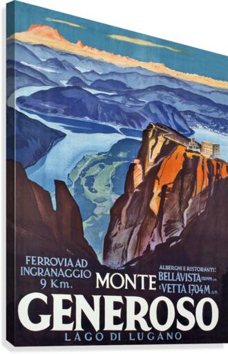 Monte Generoso Canvas Print