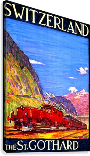Gothard Mountain Canvas Print