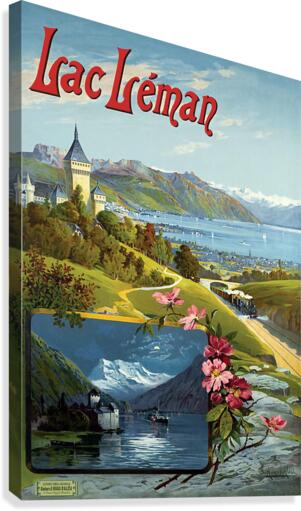 Lac Leman Canvas Print