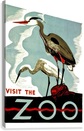 Storks Canvas Print