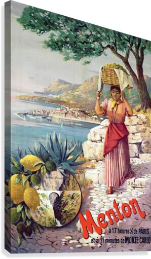 Menton Canvas Print