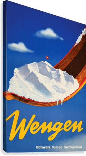 Wengen Canvas Print