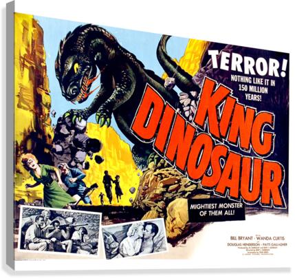King Dinosaur Canvas Print