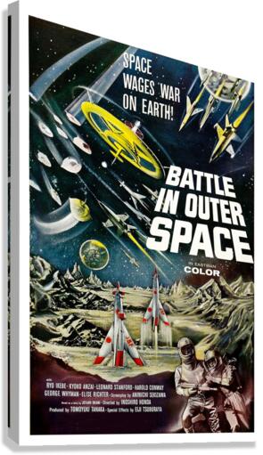 Battle in Outer Space Canvas Print