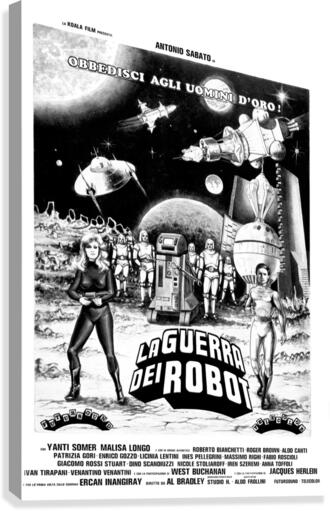 Robot Wars  Canvas Print